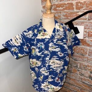 GAP Kids Blue Hawaiian Shirt